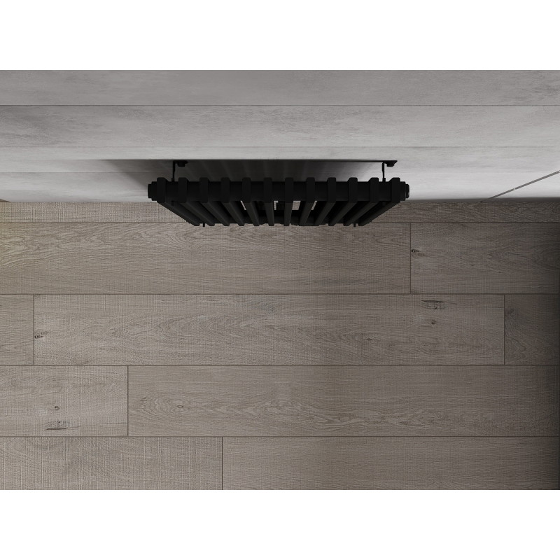 Mexen Kansas grzejnik dekoracyjny 1200 x 420 mm, 842 W, czarny - W204-1200-420-00-70