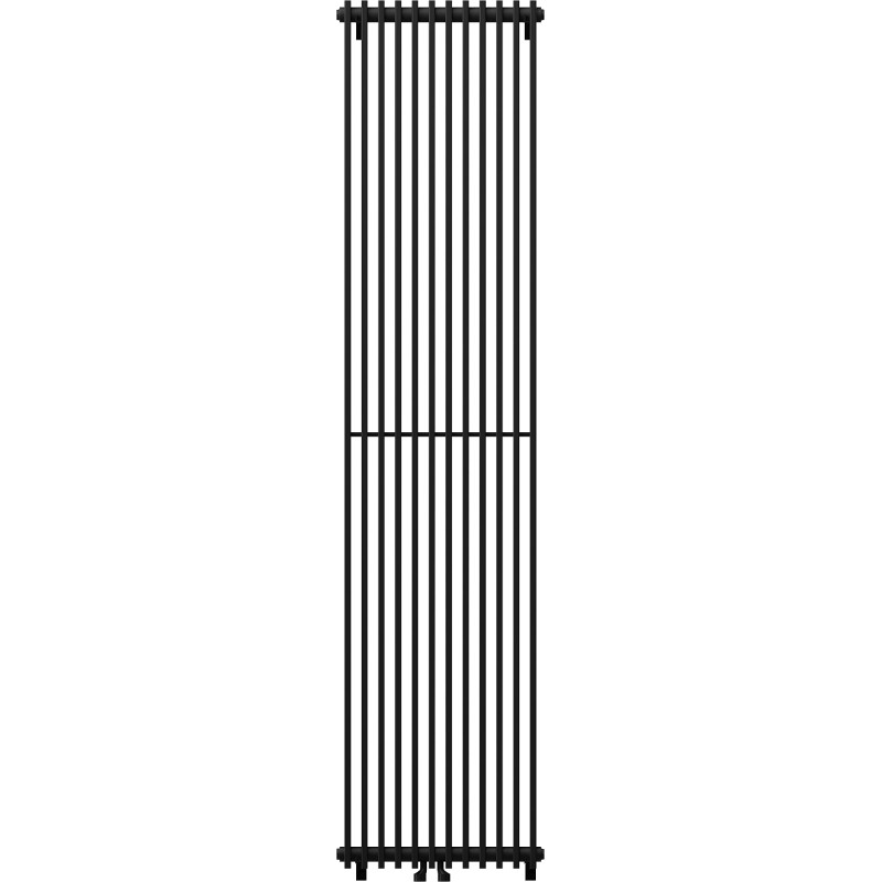 Mexen Kansas grzejnik dekoracyjny 1800 x 420 mm, 1242 W, czarny - W204-1800-420-00-70