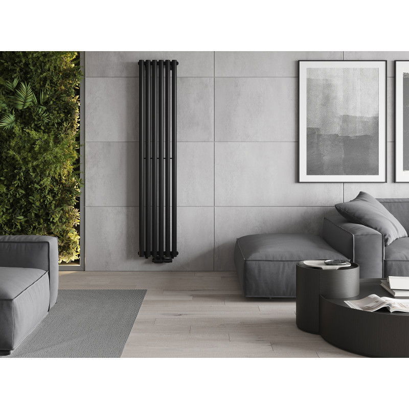 Mexen Nevada grzejnik dekoracyjny 1800 x 360 mm, 705 W, czarny - W201-1800-360-00-70