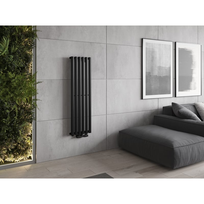 Mexen Oregon grzejnik dekoracyjny 1200 x 360 mm, 417 W, czarny - W202-1200-350-00-70