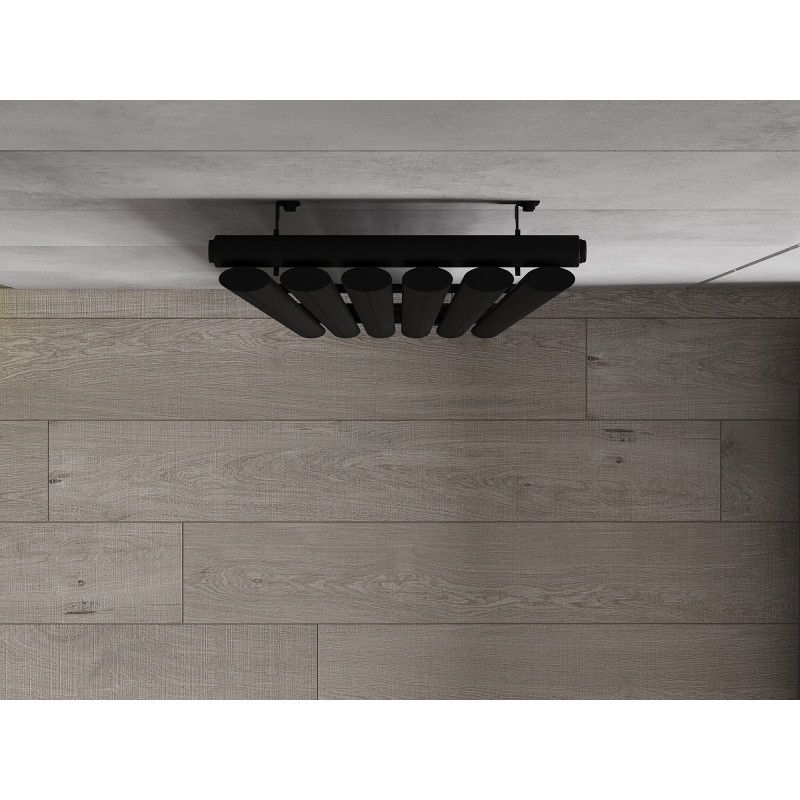 Mexen Oregon grzejnik dekoracyjny 1800 x 360 mm, 604 W, czarny - W202-1800-350-00-70