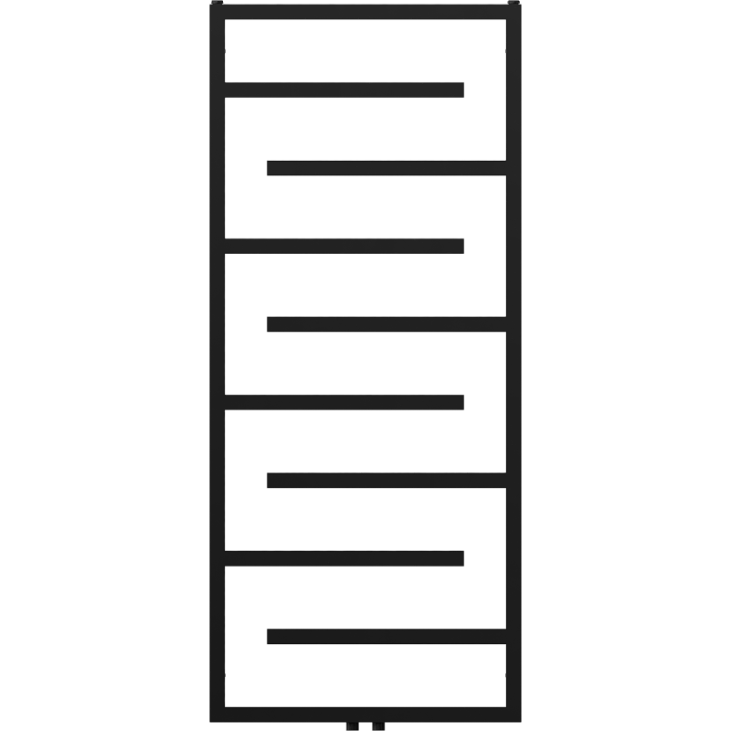 Mexen Orlando grzejnik dekoracyjny 1380 x 600 mm, 445 W, czarny - W207-1380-600-00-70
