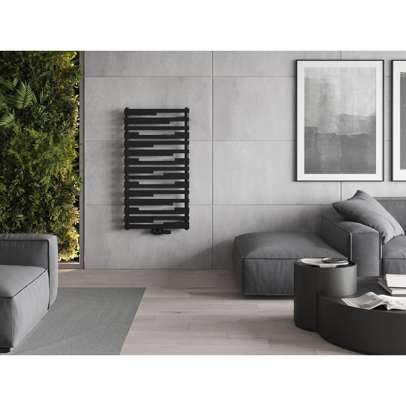Mexen Provo grzejnik dekoracyjny 1125 x 600 mm, 799 W, czarny - W209-1125-600-00-70