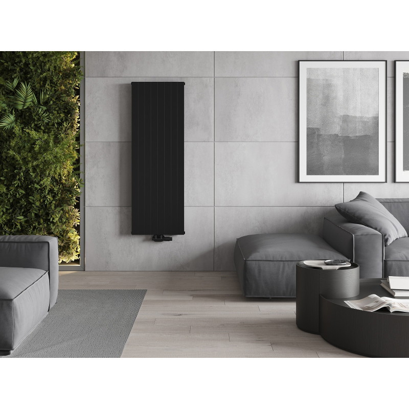 Mexen Topeka grzejnik dekoracyjny 1400 x 480 mm, 950 W, czarny - W210-1400-480-00-70