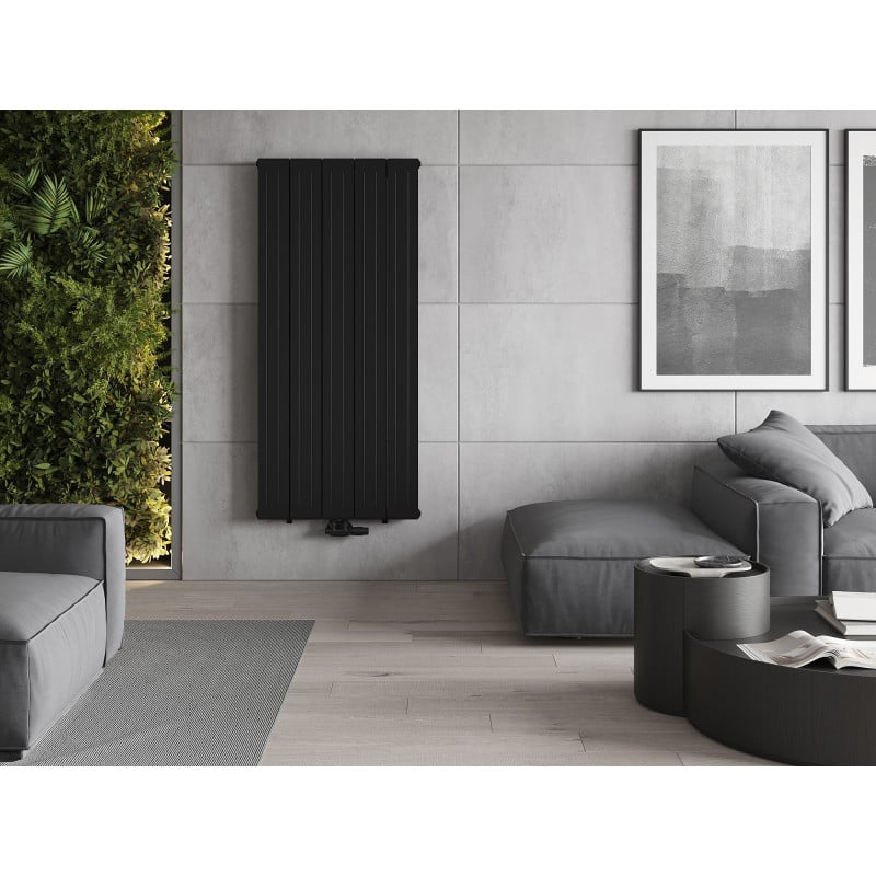 Mexen Waco grzejnik dekoracyjny 1544 x 694 mm, 1550 W, czarny - W217-1544-694-00-70