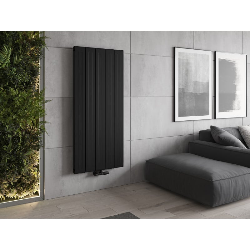 Mexen Waco grzejnik dekoracyjny 1544 x 694 mm, 1550 W, czarny - W217-1544-694-00-70
