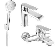 Mexen Pecos R75 zestaw wannowy, chrom - 72703R75-00