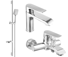 Mexen Pecos DS62 zestaw wannowy, chrom - 72703DS62-00