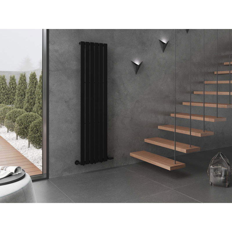 Mexen Boston grzejnik dekoracyjny 1800 x 452 mm, 888 W, czarny - W213-1800-452-00-70