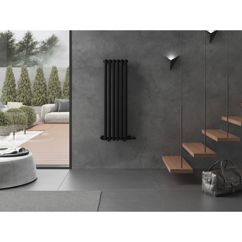 Mexen Nevada grzejnik dekoracyjny 1200 x 360 mm, 483 W, czarny - W201-1200-360-00-70