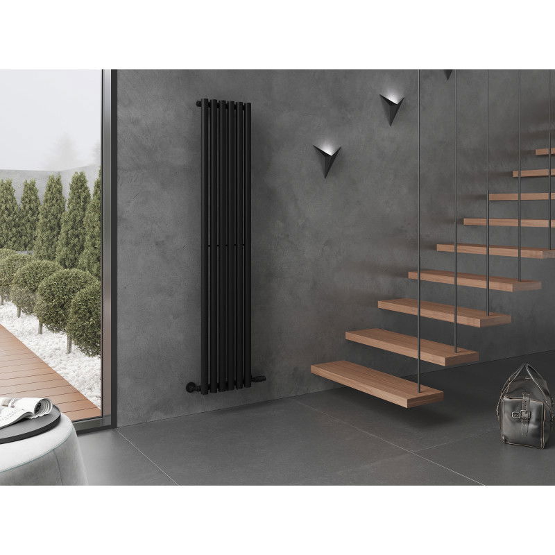 Mexen Nevada grzejnik dekoracyjny 1800 x 360 mm, 705 W, czarny - W201-1800-360-00-70