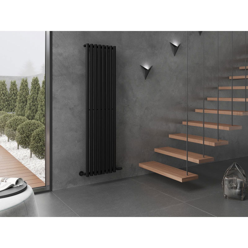 Mexen Nevada grzejnik dekoracyjny 1800 x 480 mm, 940 W, czarny - W201-1800-480-00-70