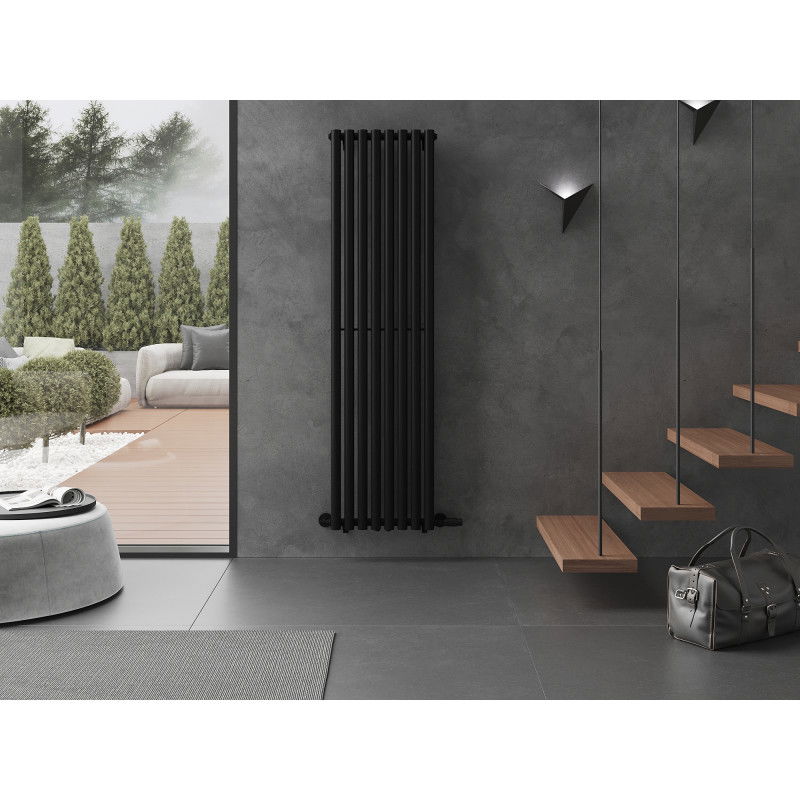 Mexen Nevada grzejnik dekoracyjny 1800 x 480 mm, 940 W, czarny - W201-1800-480-00-70