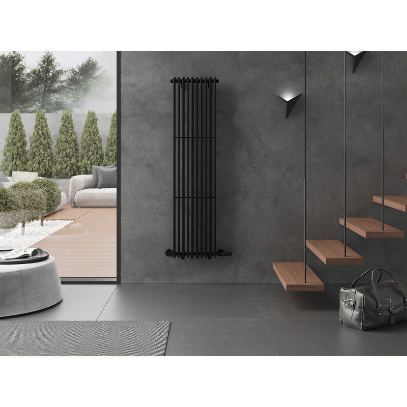 Mexen Tulsa grzejnik dekoracyjny 1600 x 420 mm, 613 W, czarny - W219-1600-420-00-70