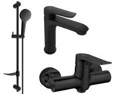 Mexen Pecos DF05 zestaw prysznicowy, czarny - 72704DF05-70