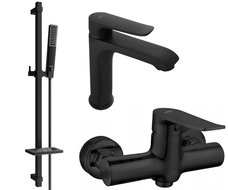 Mexen Pecos DQ72 zestaw prysznicowy, czarny - 72704DQ72-70