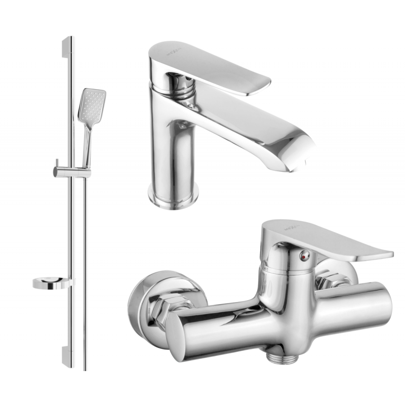Mexen Pecos DS62 zestaw prysznicowy, chrom - 72704DS62-00