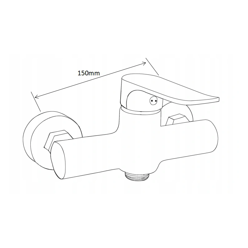 Mexen Pecos DQ40 zestaw prysznicowy, chrom - 72714DQ40-00