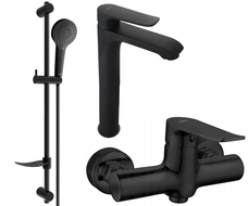 Mexen Pecos DF05 zestaw prysznicowy, czarny - 72714DF05-70