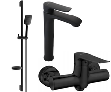 Mexen Pecos DS62 zestaw prysznicowy, czarny - 72714DS62-70