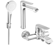 Mexen Pecos R05 zestaw wannowy, chrom - 72713R05-00