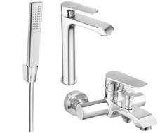 Mexen Pecos R72 zestaw wannowy, chrom - 72713R72-00