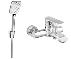 Mexen Pecos R62 bateria wannowa z zestawem prysznicowym, chrom - 7273R62-00