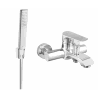 Mexen Pecos R72 bateria wannowa z zestawem prysznicowym, chrom - 7273R72-00