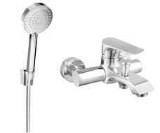 Mexen Pecos R75 bateria wannowa z zestawem prysznicowym, chrom - 7273R75-00