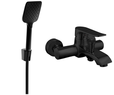 Mexen Pecos R62 bateria wannowa z zestawem prysznicowym, czarna - 7273R62-70