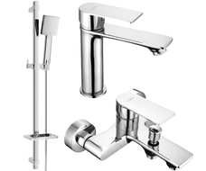 Mexen Royo DQ45 zestaw wannowy, chrom - 72203DQ45-00