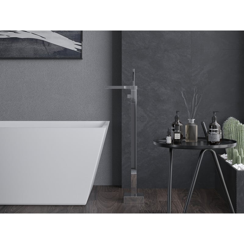 Mexen Algar wolnostojąca bateria wannowa, chrom - 75733-00