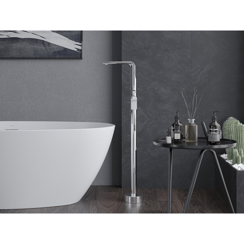 Mexen Roxy wolnostojąca bateria wannowa, chrom - 75533-00
