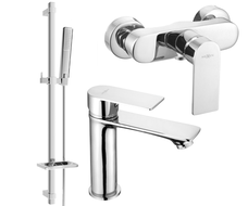 Mexen Royo DQ72 zestaw prysznicowy, chrom - 72204DQ72-00