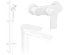 Mexen Royo DQ62 zestaw prysznicowy, biały - 72204DQ62-20