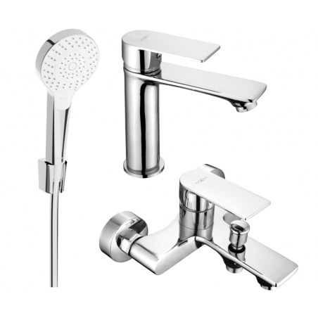 Mexen Royo R05 zestaw wannowy, chrom - 72203R05-00