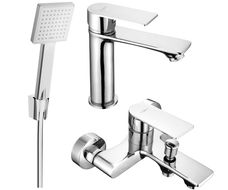 Mexen Royo R45 zestaw wannowy, chrom - 72203R45-00