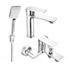 Mexen Royo R62 zestaw wannowy, chrom - 72203R62-00