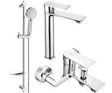 Mexen Royo DF40 zestaw wannowy, chrom - 72213DF40-00