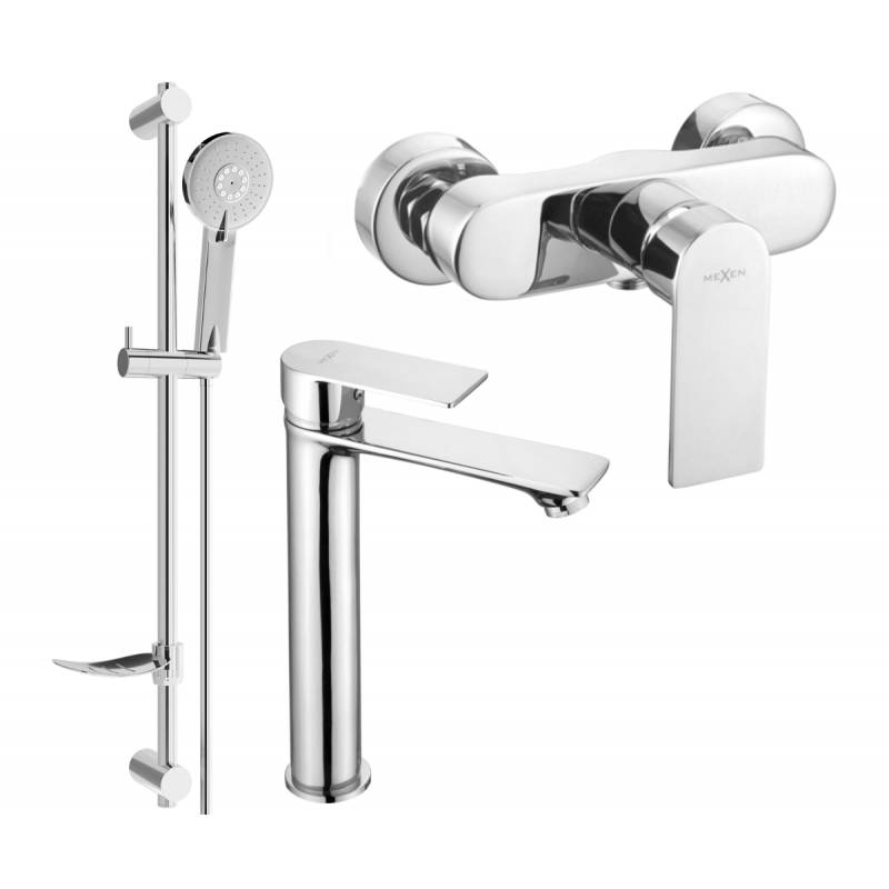 Mexen Royo DF40 zestaw prysznicowy, chrom - 72214DF40-00