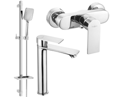 Mexen Royo DQ62 zestaw prysznicowy, chrom - 72214DQ62-00