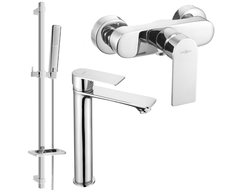 Mexen Royo DQ72 zestaw prysznicowy, chrom - 72214DQ72-00