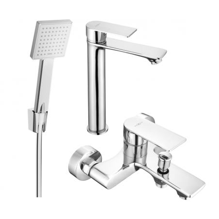 Mexen Royo R45 zestaw wannowy, chrom - 72213R45-00