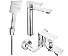 Mexen Royo R45 zestaw wannowy, chrom - 72213R45-00