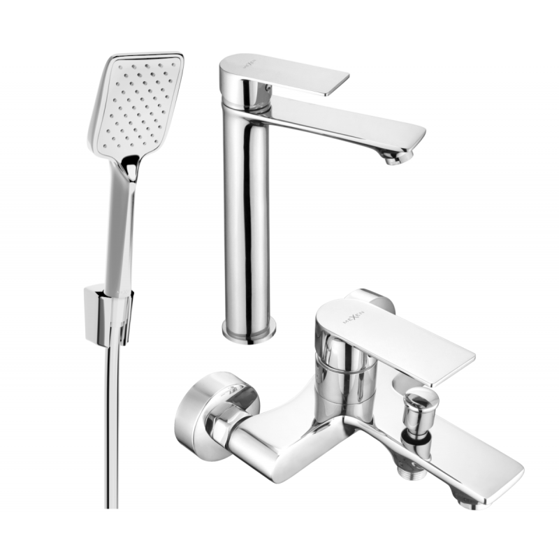 Mexen Royo R62 zestaw wannowy, chrom - 72213R62-00