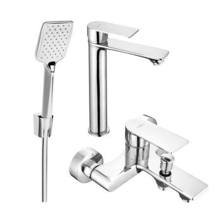 Mexen Royo R62 zestaw wannowy, chrom - 72213R62-00