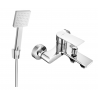 Mexen Royo R45 bateria wannowa z zestawem prysznicowym, chrom - 7223R45-00