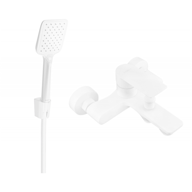 Mexen Royo R62 bateria wannowa z zestawem prysznicowym, biała - 7223R62-20