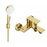 Mexen Royo R05 bateria wannowa z zestawem prysznicowym, złota - 7223R05-50