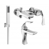 Mexen Estrella R02 zestaw wannowy, chrom - 72303R02-00